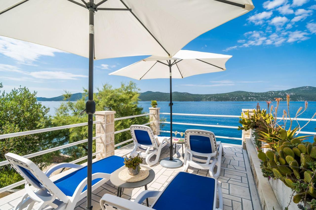 Apartments Ratac Lobrovic With Private Beach And Beautiful Sunset Slano Εξωτερικό φωτογραφία