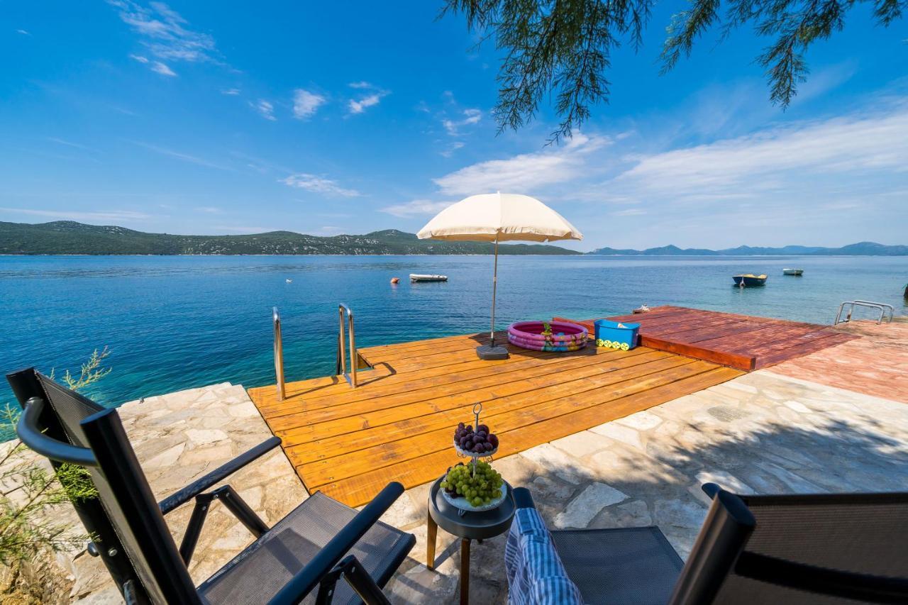 Apartments Ratac Lobrovic With Private Beach And Beautiful Sunset Slano Εξωτερικό φωτογραφία