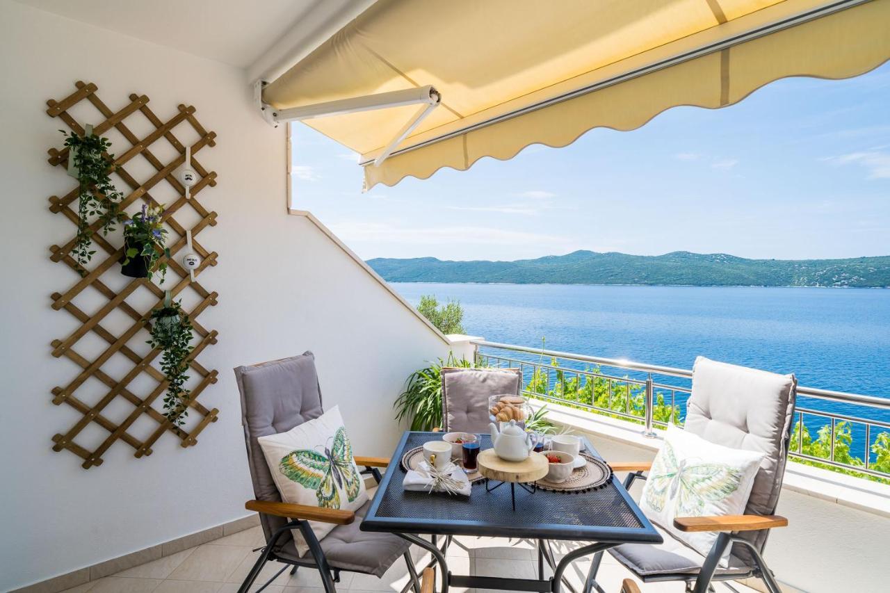 Apartments Ratac Lobrovic With Private Beach And Beautiful Sunset Slano Εξωτερικό φωτογραφία