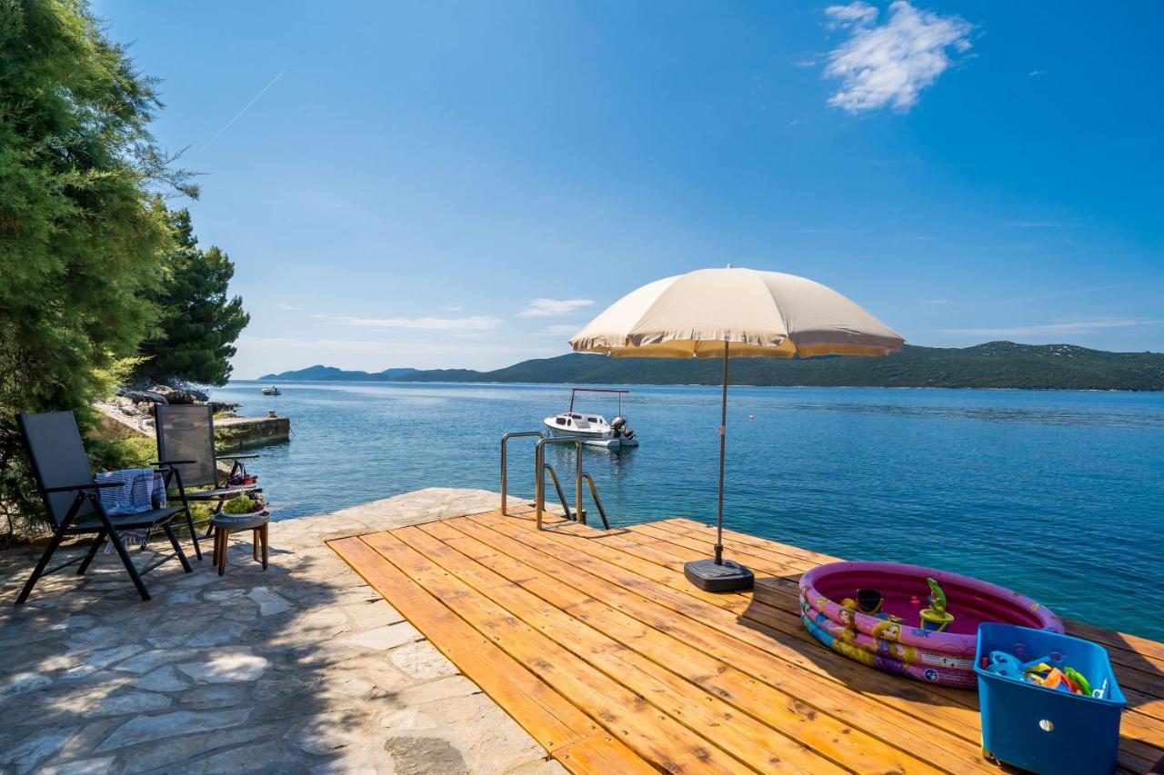 Apartments Ratac Lobrovic With Private Beach And Beautiful Sunset Slano Εξωτερικό φωτογραφία
