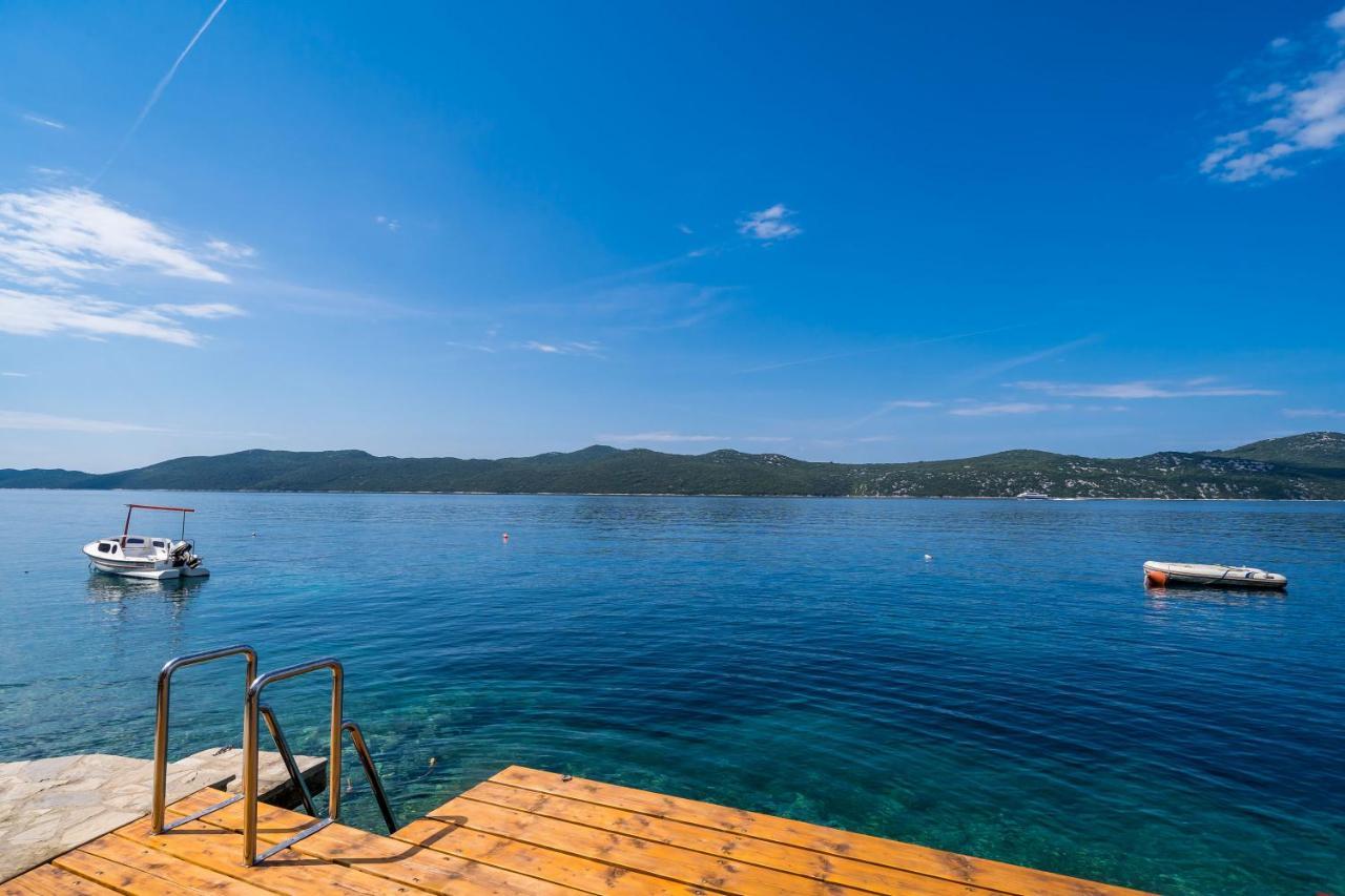 Apartments Ratac Lobrovic With Private Beach And Beautiful Sunset Slano Εξωτερικό φωτογραφία