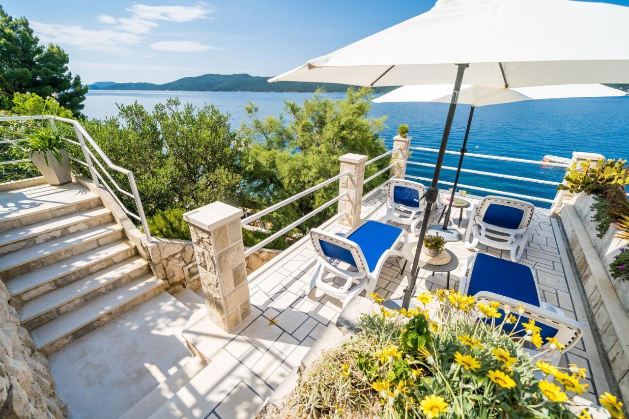 Apartments Ratac Lobrovic With Private Beach And Beautiful Sunset Slano Εξωτερικό φωτογραφία
