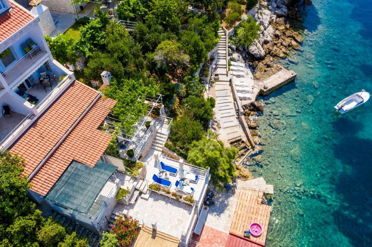 Apartments Ratac Lobrovic With Private Beach And Beautiful Sunset Slano Εξωτερικό φωτογραφία