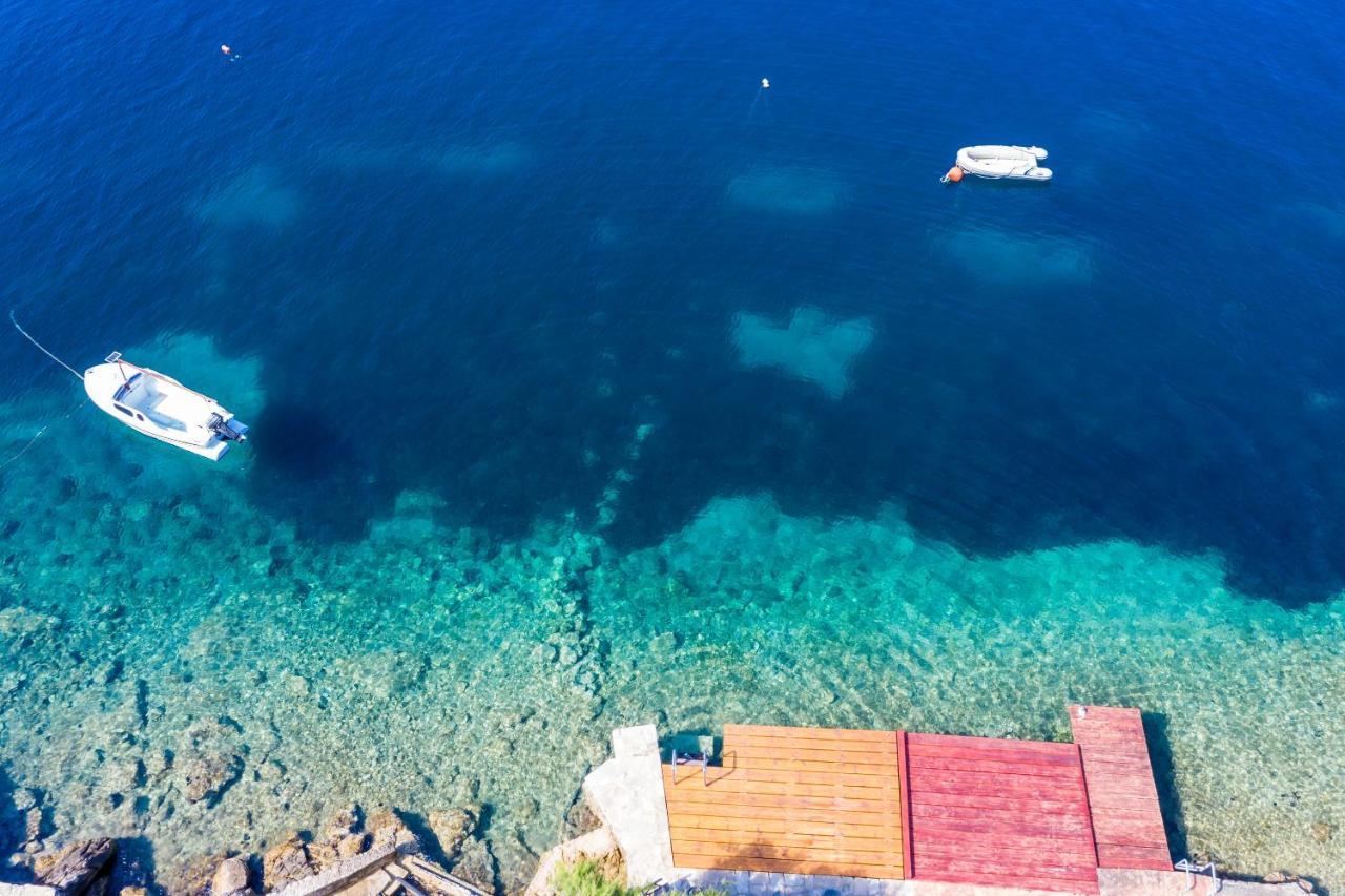 Apartments Ratac Lobrovic With Private Beach And Beautiful Sunset Slano Εξωτερικό φωτογραφία