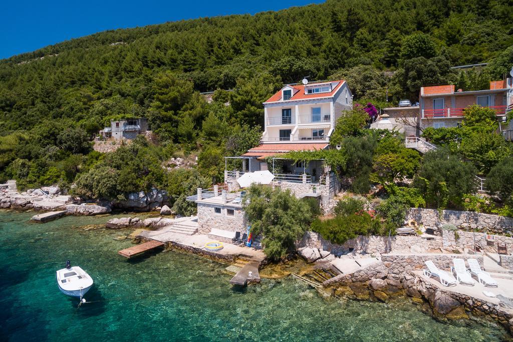 Apartments Ratac Lobrovic With Private Beach And Beautiful Sunset Slano Εξωτερικό φωτογραφία