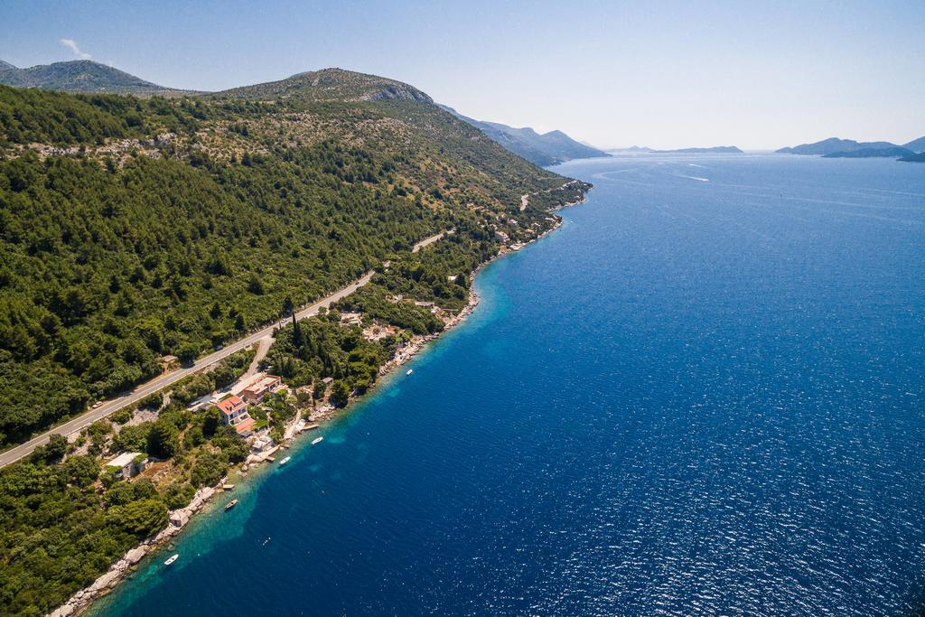 Apartments Ratac Lobrovic With Private Beach And Beautiful Sunset Slano Εξωτερικό φωτογραφία
